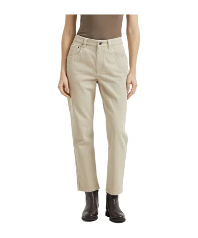 Brunello Cucinelli Straight-leg Trousers In Neutral