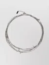Brunello Cucinelli Strand Bracelet With Adjustable Beaded Detailing