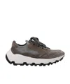 Brunello Cucinelli Bead-embellished Metallic Mesh And Suede Sneakers In Black