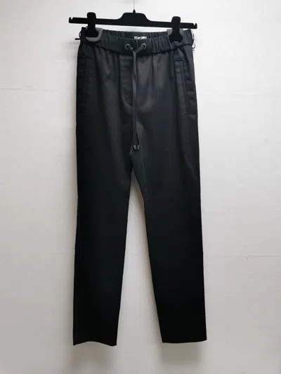 Brunello Cucinelli Strass Side-stripe Drawstring Joggers In Black
