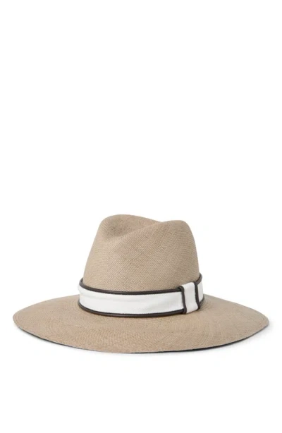 BRUNELLO CUCINELLI BRUNELLO CUCINELLI STRAW FEDORA