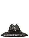 Brunello Cucinelli Women's Straw Hat With Precious Band In Black