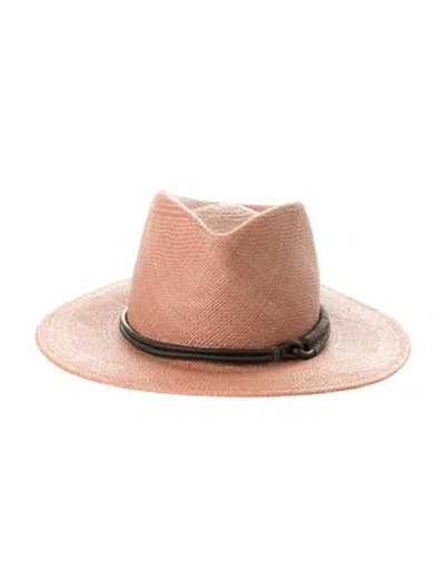 Pre-owned Brunello Cucinelli Straw Sun Hat In Brown
