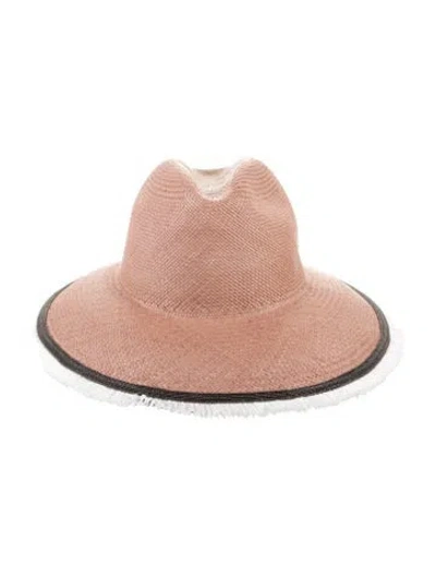 Pre-owned Brunello Cucinelli Straw Sun Hat In Neutral