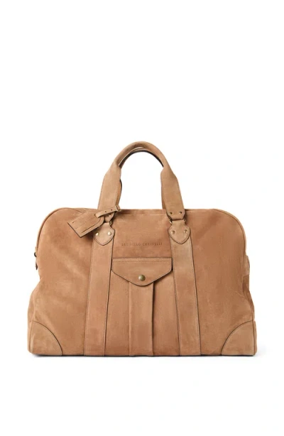 Brunello Cucinelli Street Bag In Biscuit