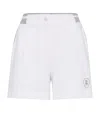 Brunello Cucinelli Stretch-cotton French Terry Shorts In White