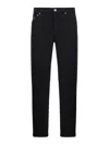Brunello Cucinelli Belt-loop Jeans In Negro