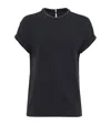 Brunello Cucinelli Cotton T-shirt In Black