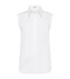 Brunello Cucinelli Stretch-cotton Poplin Monili Shirt In White