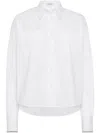 Brunello Cucinelli Monile Shirt Shirt And Blouse In White