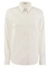 Brunello Cucinelli "shirt With Shiny In White