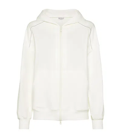 BRUNELLO CUCINELLI STRETCH-COTTON SWEATSHIRT