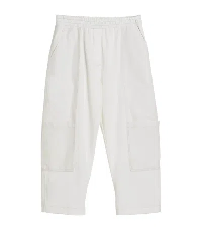 BRUNELLO CUCINELLI STRETCH-COTTON UTILITY TROUSERS