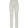 Brunello Cucinelli Five Classic Pockets Denim Trousers In Chalk