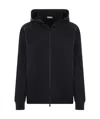 Brunello Cucinelli Women Cotton And Silk Hoodie In Black