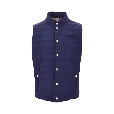 BRUNELLO CUCINELLI STRETCH NYLON PADDED VEST