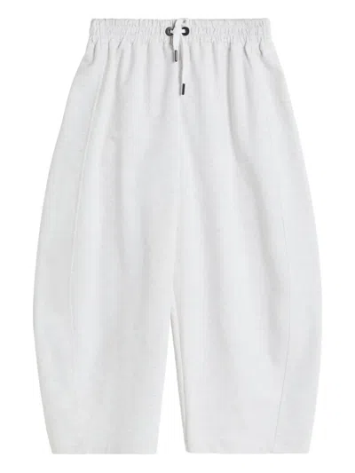 Brunello Cucinelli Kids' Stretch Track Pants In White