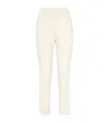 Brunello Cucinelli Tailored High-waist Pants With Subtle Pleats In White