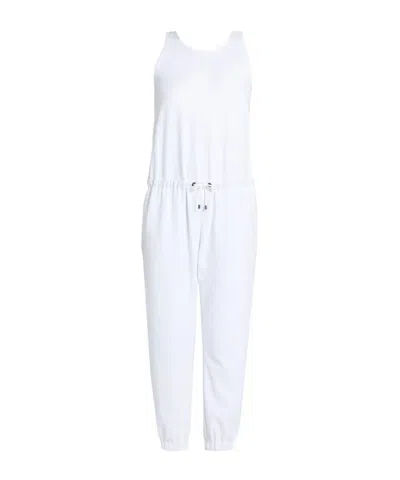 Brunello Cucinelli Stretchy Fabric Jumpsuits In White