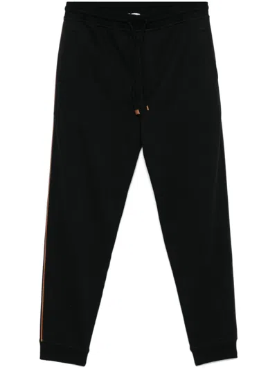 BRUNELLO CUCINELLI STRIPE-DETAIL TRACK PANTS