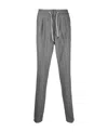 Brunello Cucinelli Stripe-pattern Straight Trousers In Gray