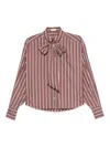 Brunello Cucinelli Stripe Shirt In Multi