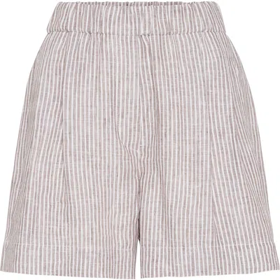 Brunello Cucinelli Striped Baggy Shorts