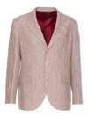 Brunello Cucinelli Blazer - Beis In Pink