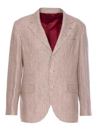 Brunello Cucinelli Blazer - Beis In Pink