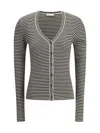 Brunello Cucinelli Striped Cardigan