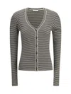 Brunello Cucinelli Striped Cardigan