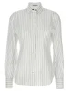 BRUNELLO CUCINELLI BRUNELLO CUCINELLI STRIPED COLLARED LONG