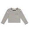 Brunello Cucinelli Striped Cotton-blend Top In Multicoloured