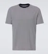 Brunello Cucinelli Men's Stripe Short-sleeve T-shirt In Blue