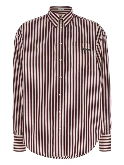 BRUNELLO CUCINELLI BRUNELLO CUCINELLI STRIPED COTTON SHIRT