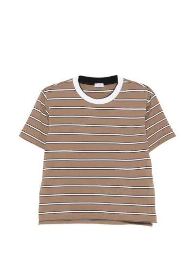 BRUNELLO CUCINELLI Brunello Cucinelli Striped Cotton T-Shirt