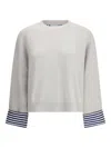 Brunello Cucinelli Women Cashmere Sweater In Neutral
