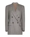 Brunello Cucinelli Blazer In Gray