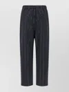 Brunello Cucinelli Striped Embroidered Joggers Pockets