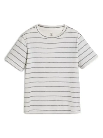 Brunello Cucinelli Kids' Striped Jersey T-shirt