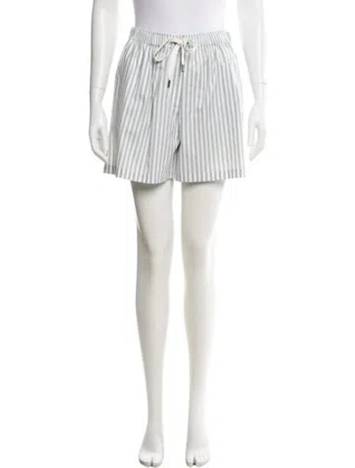 Pre-owned Brunello Cucinelli Striped Knee-length Shorts In Green