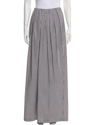 Pre-owned Brunello Cucinelli Striped Long Skirt W/ Tags In Multi