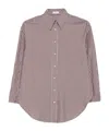 Brunello Cucinelli Brown Shirts In Neutral