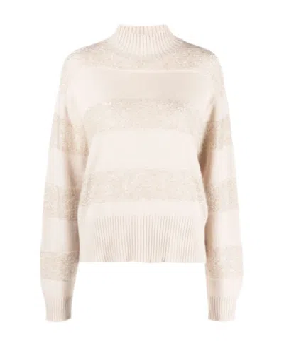 BRUNELLO CUCINELLI BRUNELLO CUCINELLI ROLL NECK KNITTED JUMPER