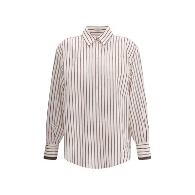 BRUNELLO CUCINELLI STRIPED SHIRT