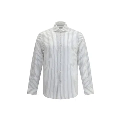 BRUNELLO CUCINELLI STRIPED SHIRT