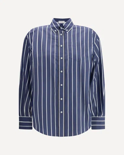 BRUNELLO CUCINELLI STRIPED SHIRT