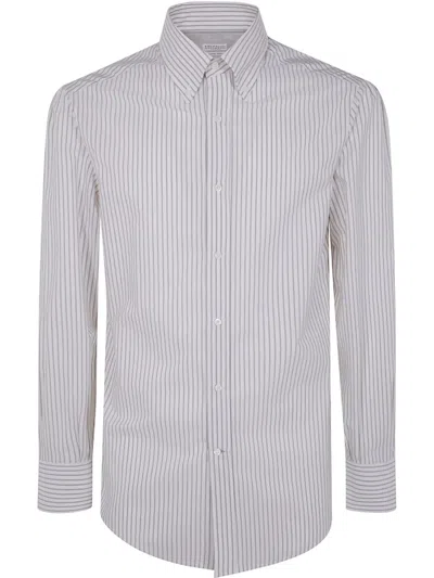 BRUNELLO CUCINELLI STRIPED SHIRT