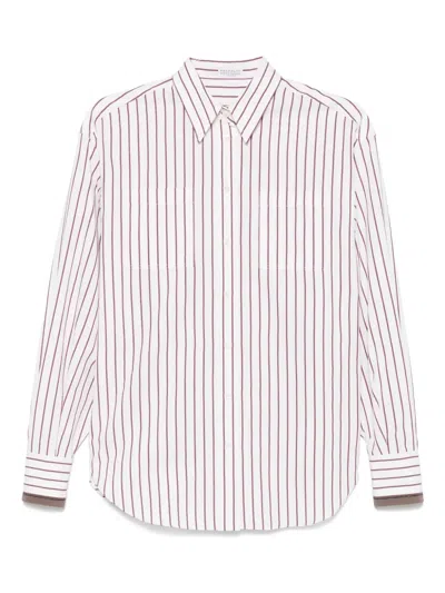 BRUNELLO CUCINELLI STRIPED SHIRT