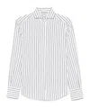 Brunello Cucinelli Gestreiftes Hemd In White